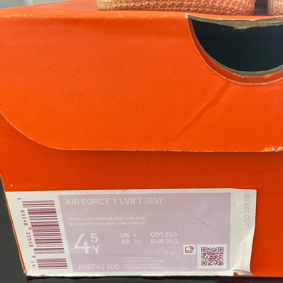 Nike air force 1 white & pink - Picture 3 of 3